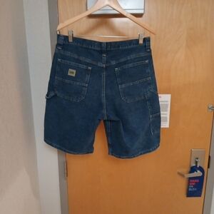 Lee Men's Navy Blue Carpenter Denim Shorts